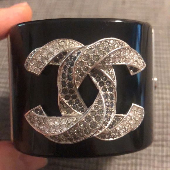 Chanel Double C Cuff Bracelet - Picture 12 of 16